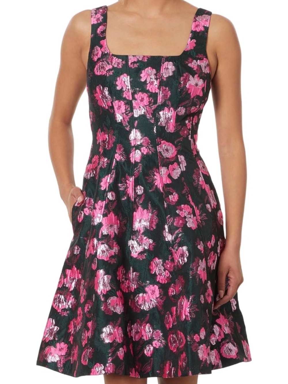 Lilly Pulitzer Leya Floral Jacquard Dress Size 8